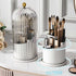 360 degree rotating makeup brush holder