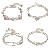 Pink Zircon Butterfly Bracelet