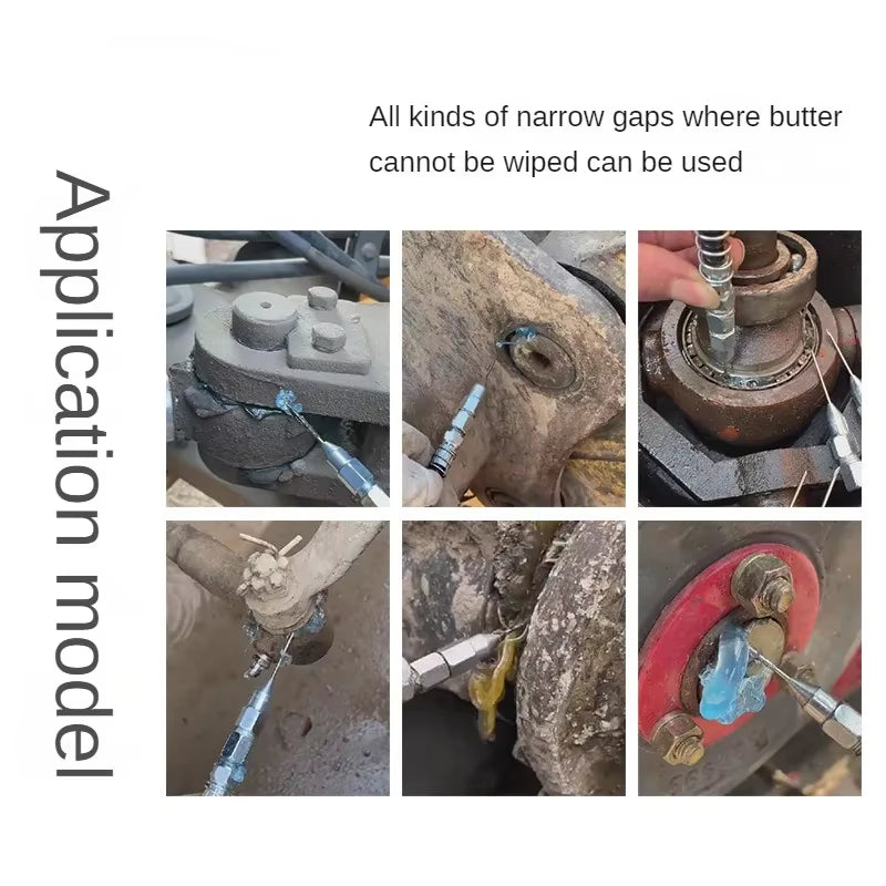 Removable Needle Nose Grease Head Grease Nozzle Grease Accessories Sealed Bearing Refueling Removable Detachable Greases Needle