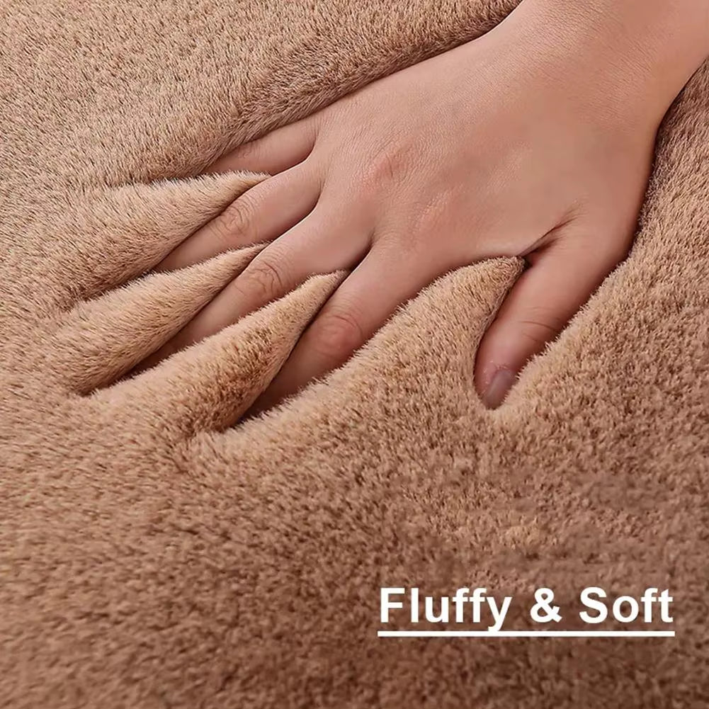 1PC Winter Warm Car Seat Cover Front Rear Cushion Plush Pad Protector Mat Soft Comfortable Chair Cushion Accessories Universal