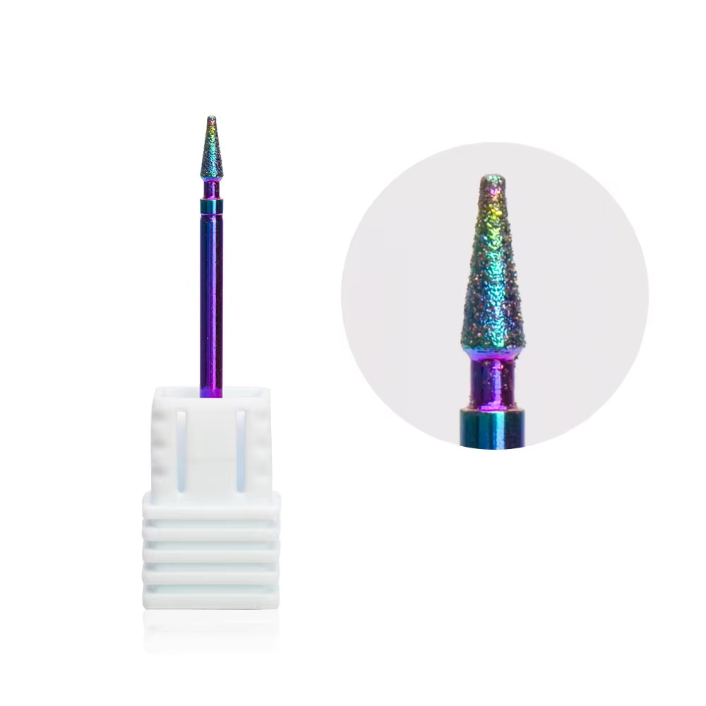 Ceramic Tungsten Carbide Nail Drill Bit Rotate Burr Milling Nail Cutter Bits Electric Drill Machine for Manicure Pedicure Tools