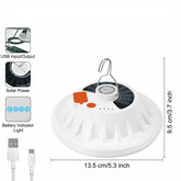 Rechargeable 60 LED Outdoor Camping Tent Light - USB and Solar Lantern for Hiking and Outdoor Activities