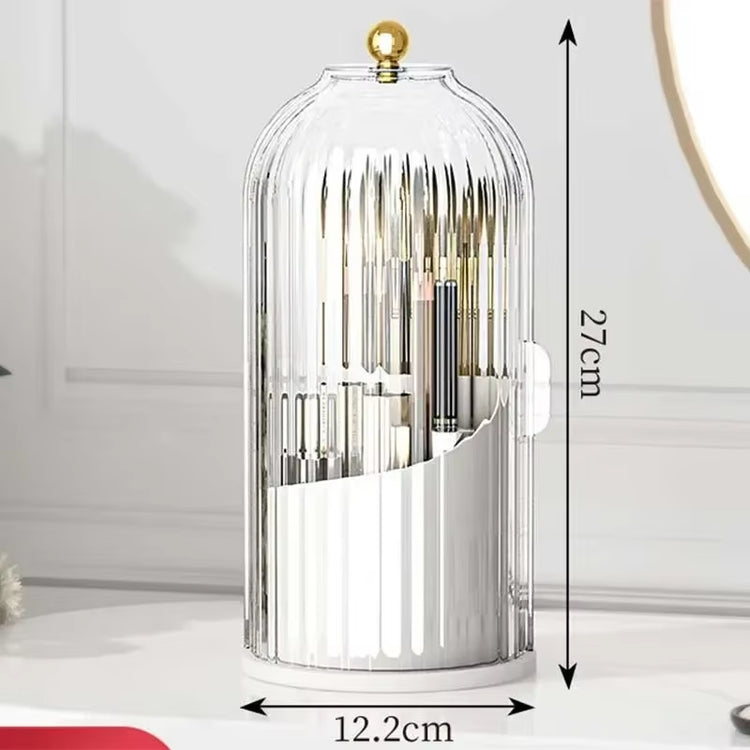 360 degree rotating makeup brush holder