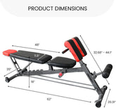 Adjustable Gym Workout Bench XL