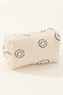 Zenana Smiley Corduroy Cosmetic Bag
