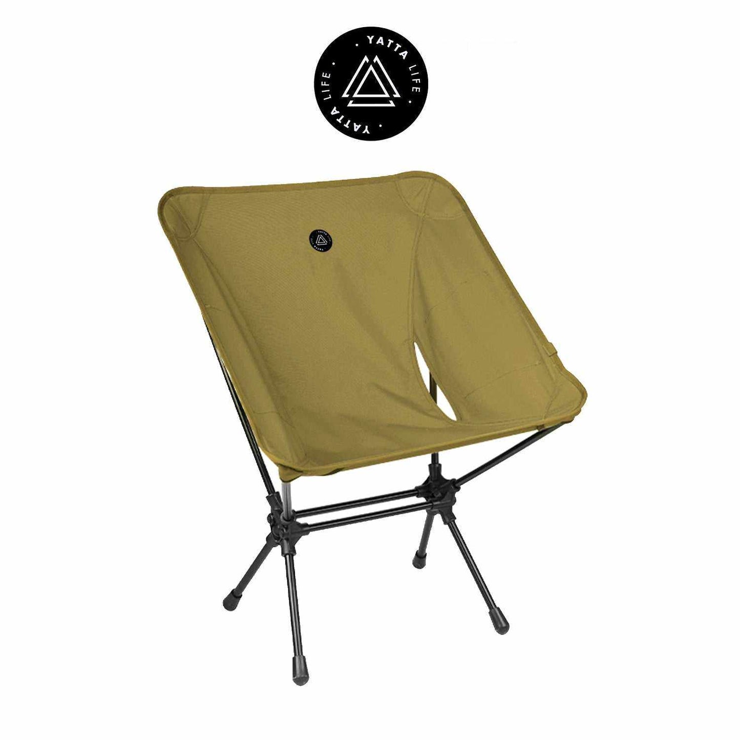 Experience Ultimate Comfort with Our Low Back Ultralight Folding Camping Chair - Perfect for All Your Outdoor Adventures in Army Green