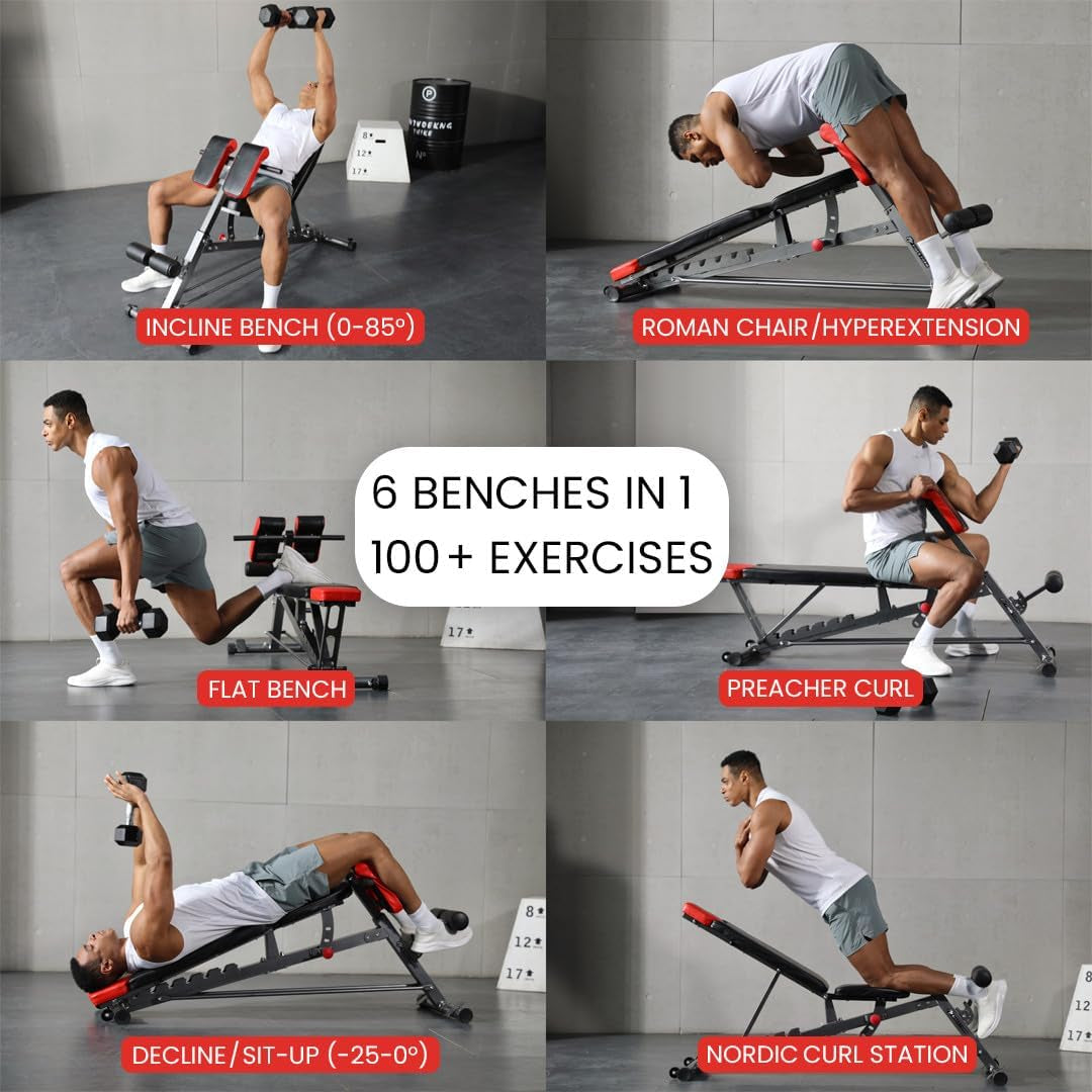 Adjustable Gym Workout Bench XL