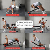 Adjustable Gym Workout Bench XL