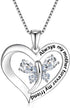 Mother Son Heart Necklace Gift