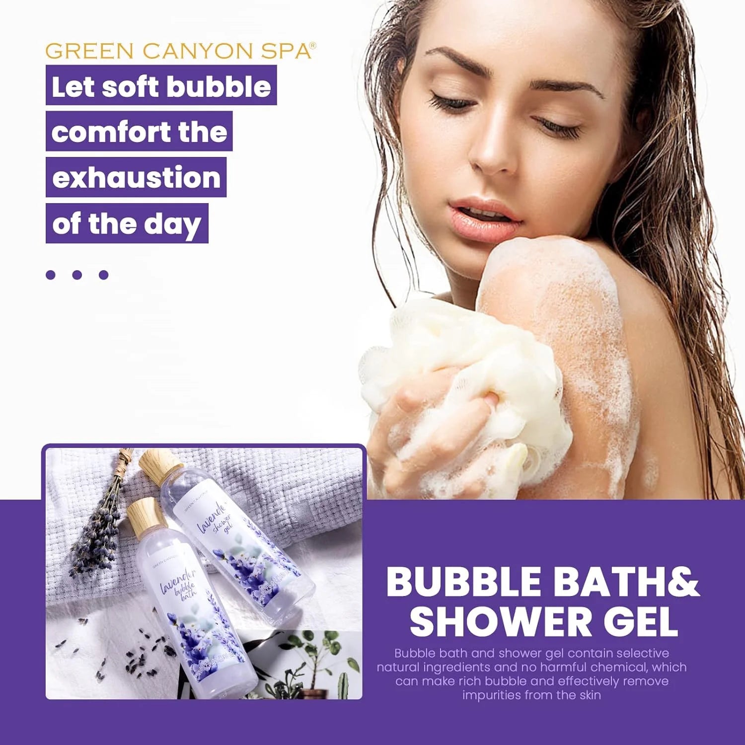 Relaxing Lavender Spa Gift Set