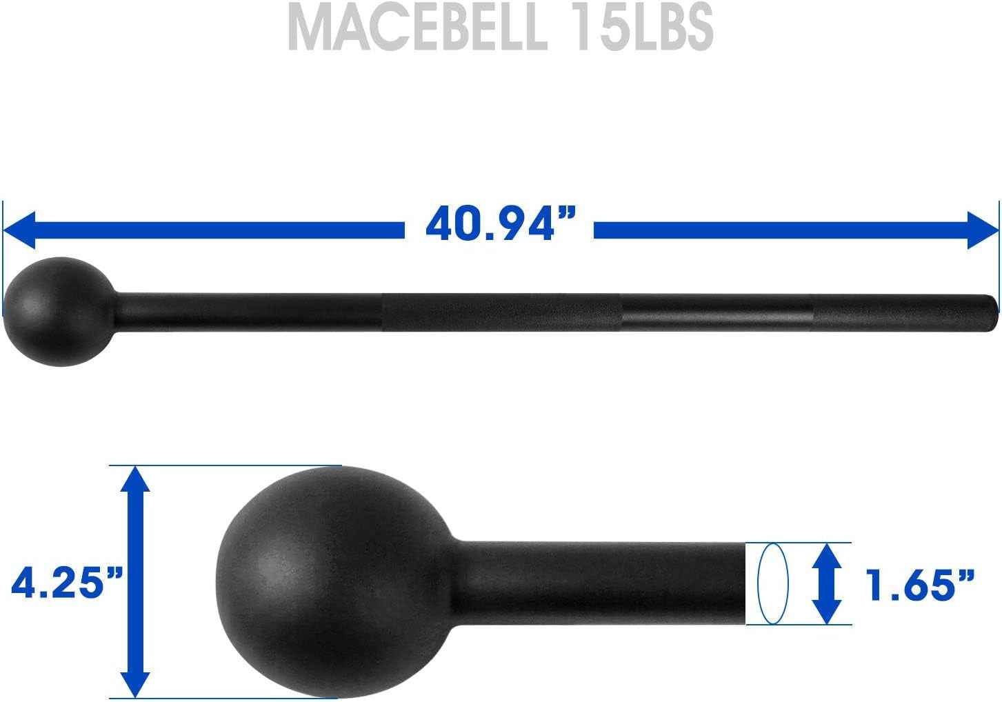 Steel Mace Bell Strength Training Tool