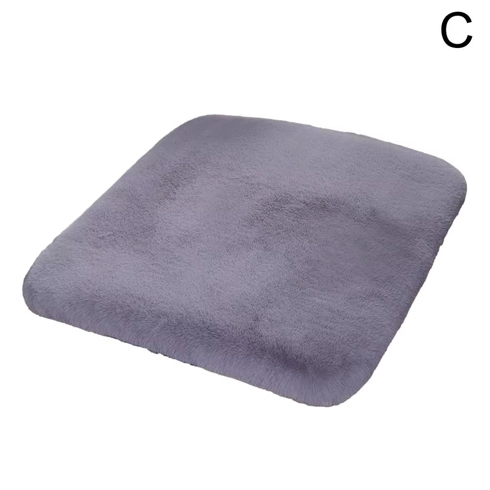 1PC Winter Warm Car Seat Cover Front Rear Cushion Plush Pad Protector Mat Soft Comfortable Chair Cushion Accessories Universal