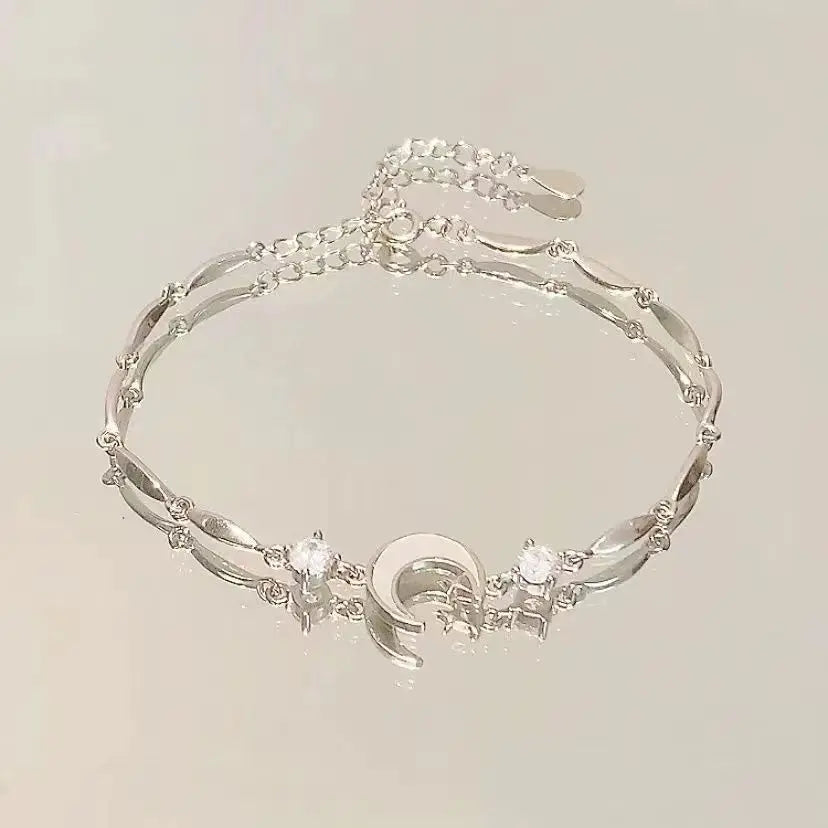 Pink Zircon Butterfly Bracelet