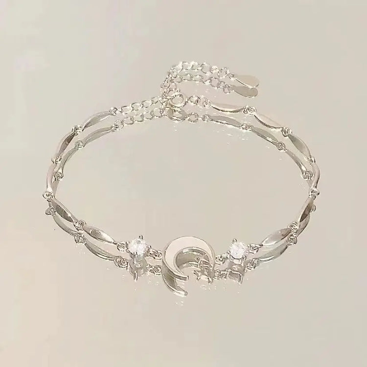 Pink Zircon Butterfly Bracelet