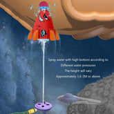 Space Rocket Water Sprinkler Toy