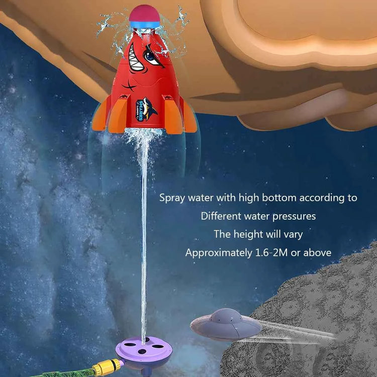 Space Rocket Water Sprinkler Toy