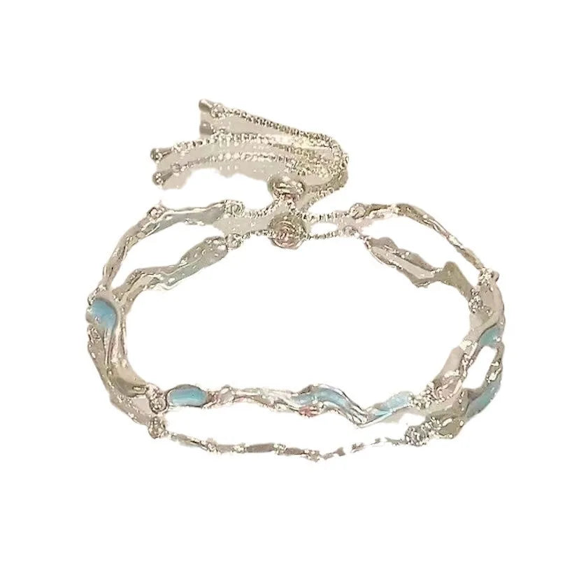 Pink Zircon Butterfly Bracelet