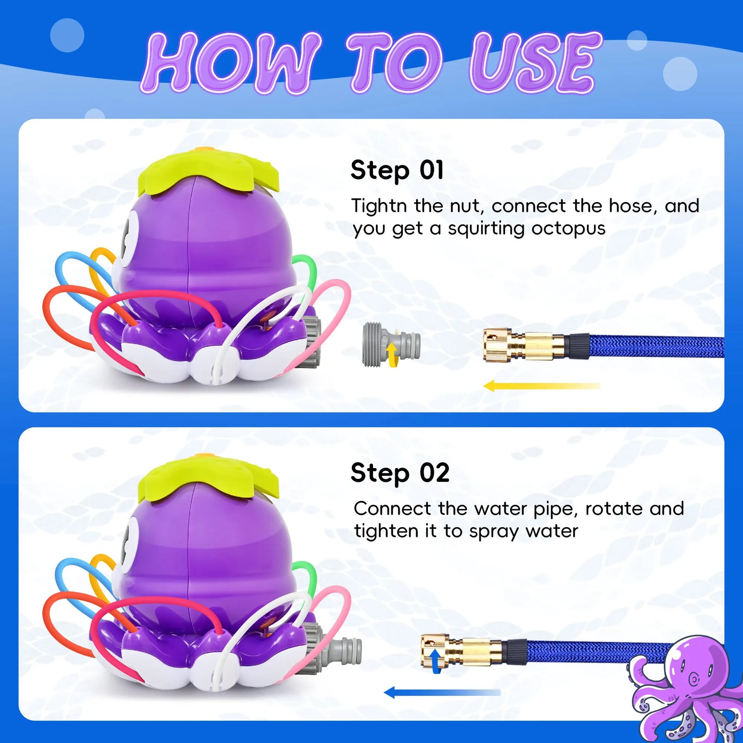 Rocket Octopus Water Sprinkler