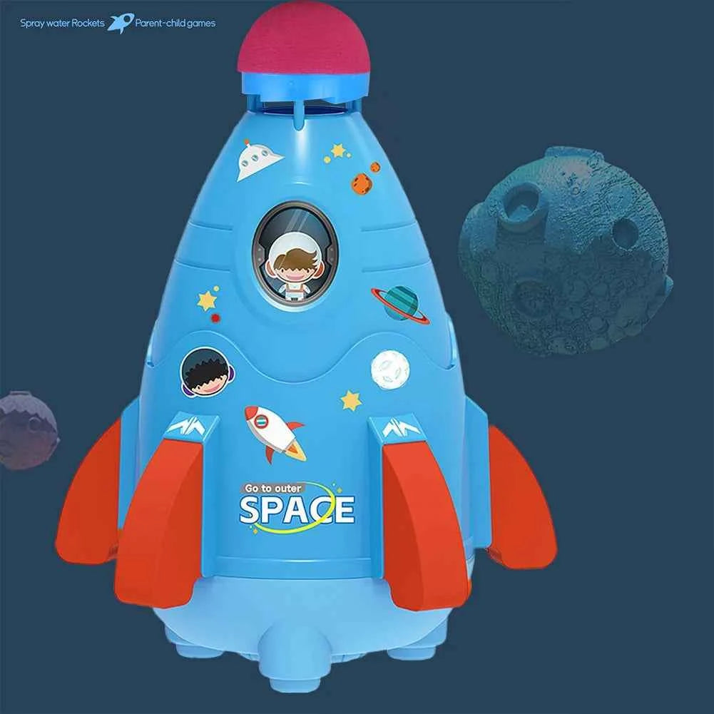 Space Rocket Water Sprinkler Toy