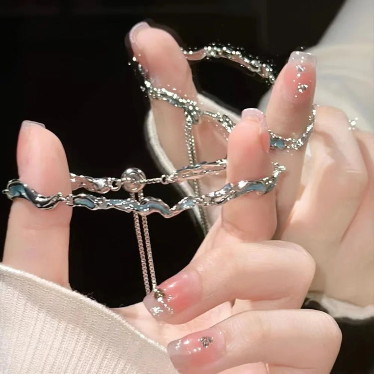 Pink Zircon Butterfly Bracelet