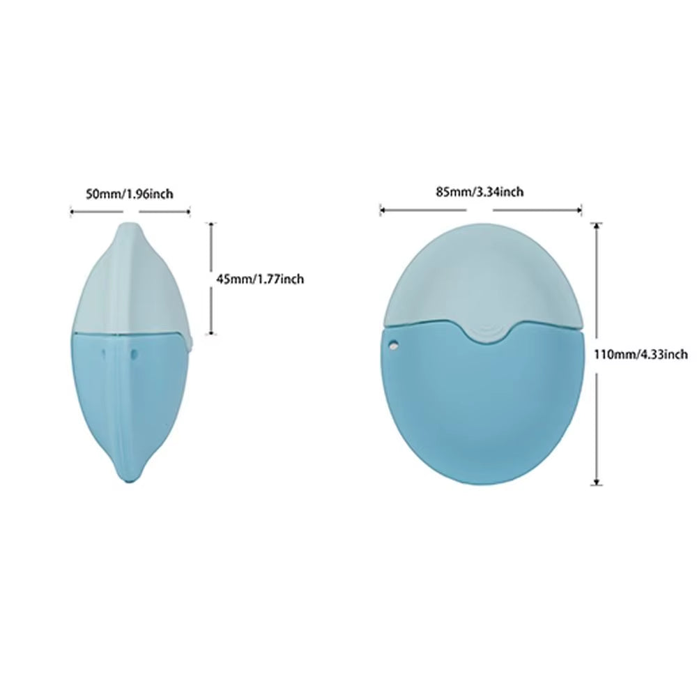Silicone Suncream Roller Applicator Refillable Stitching Color Isolation Lotion Cream Bottles Oval Sunscreen Lotion Applicator