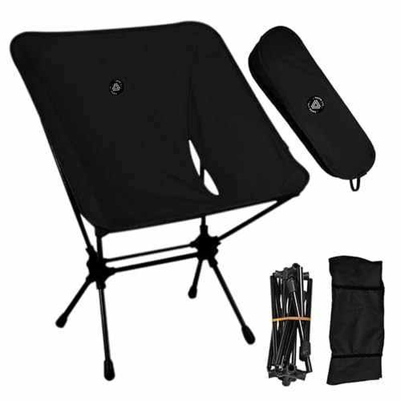 Experience Ultimate Comfort with Our Low Back Ultralight Folding Camping Chair - Perfect for All Your Outdoor Adventures in Army Green