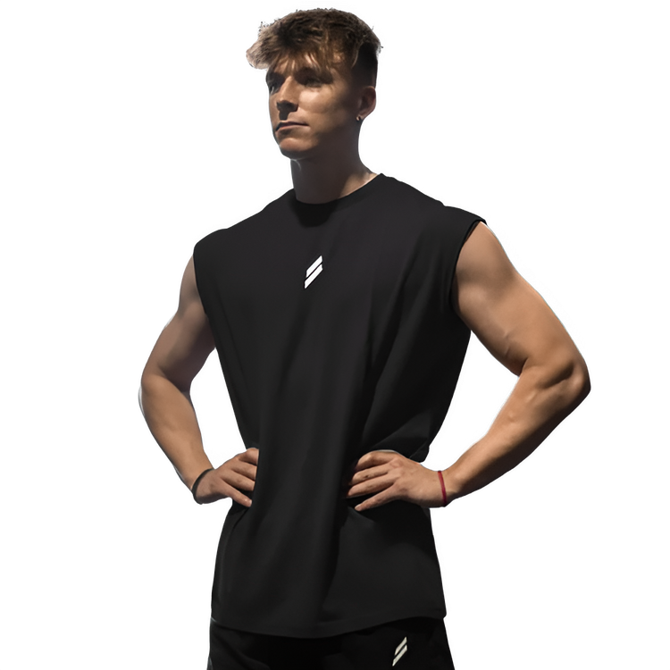 Sleeveless T-shirt Men Quick-drying Fitness Bodybuilding Shirt Male Fashion Basketball Vest Mesh Breathable Summer Gym Tank Men
