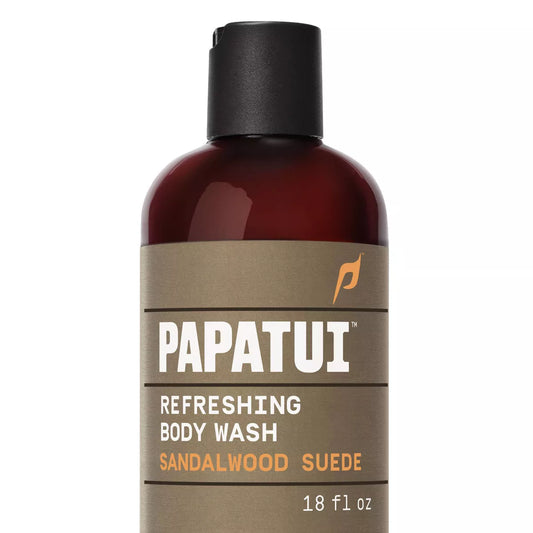 Papatui Sandalwood Suede Men's Body Wash - 18 Fl Oz