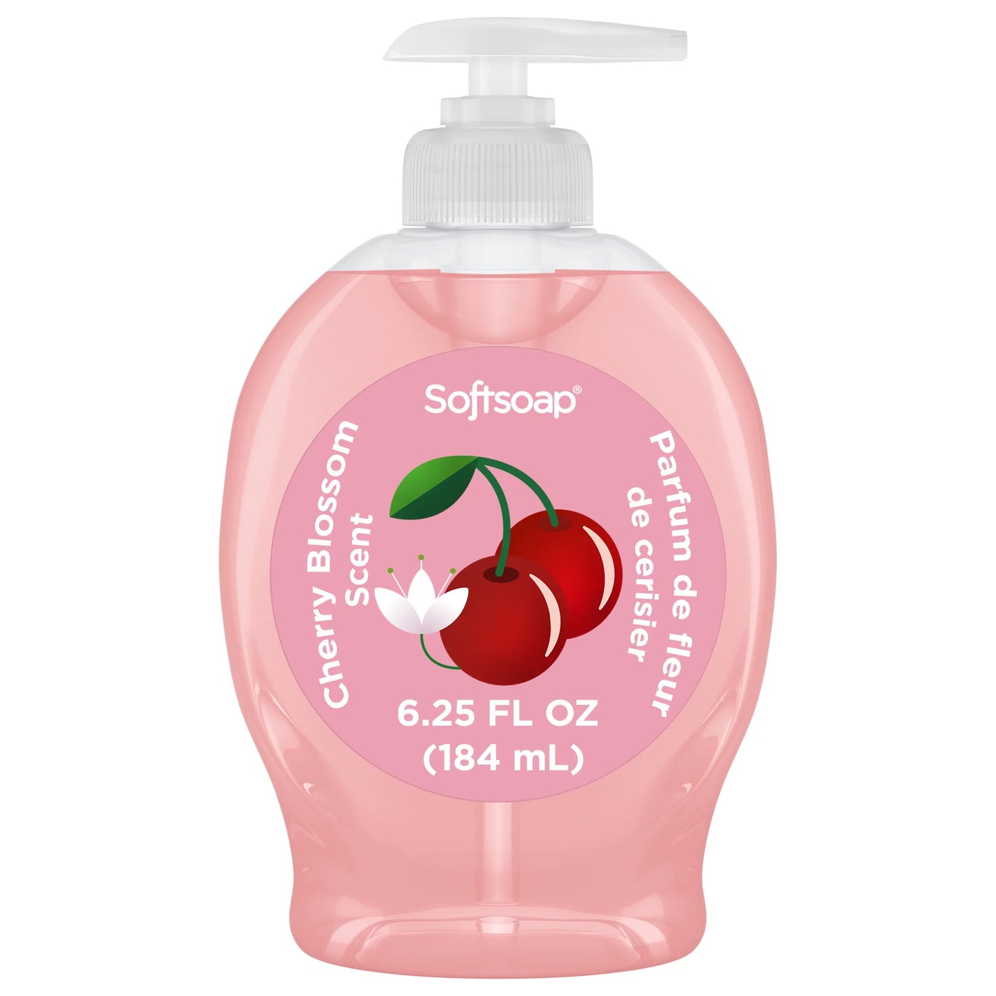 Limited Edition Cherry Blossom Liquid Hand Soap, 6.25 Fl Oz Pump Bottle
