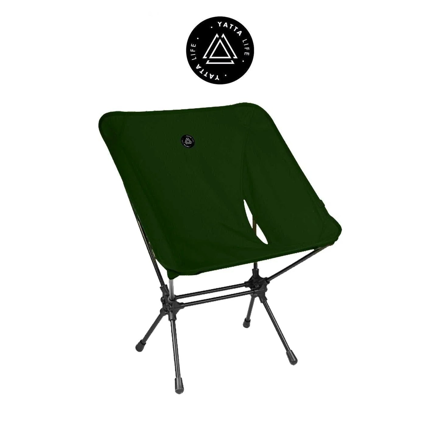 Experience Ultimate Comfort with Our Low Back Ultralight Folding Camping Chair - Perfect for All Your Outdoor Adventures in Army Green