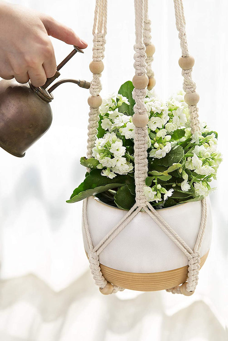 Macrame Hanging Plant Pots 3Ps