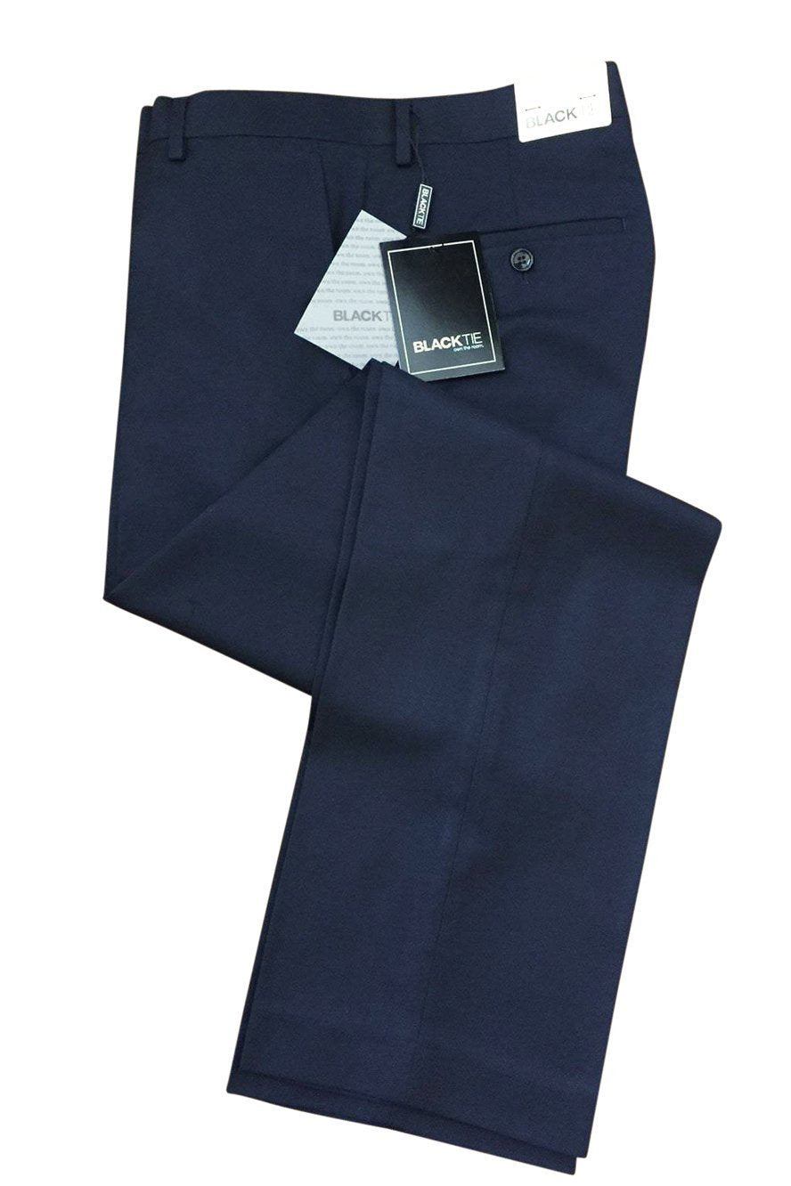 Bradley Navy Wool Suit Pants front view