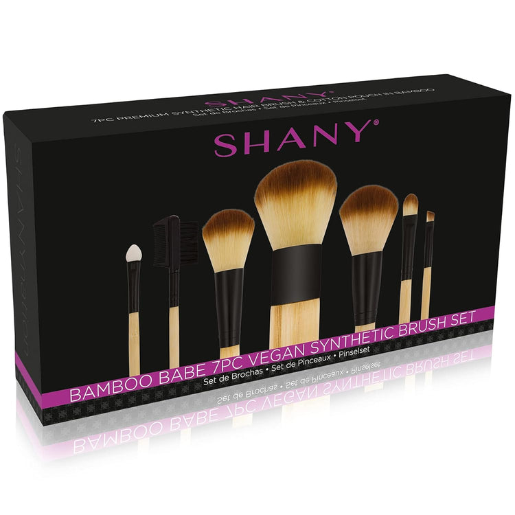 7Pc Bamboo Vegan Makeup Brushs