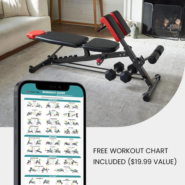 Adjustable Gym Workout Bench XL