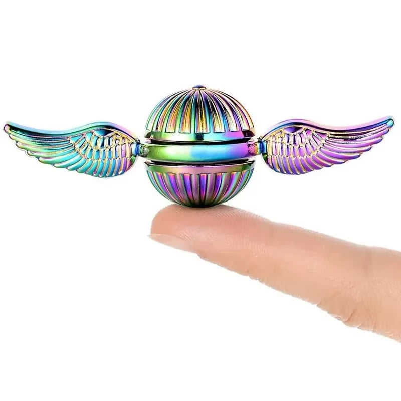 Funny Fidget Spinner Toys Metal anti Stress Hand Spinner Toys Spinning Gyro Finger Rotation Gyroscope Toy for Kids Adult Gifts