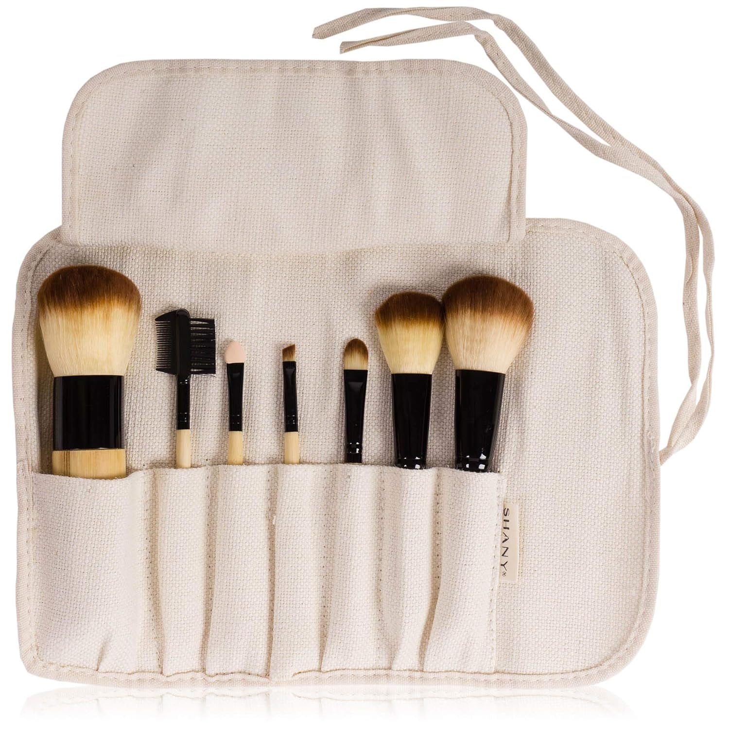 7Pc Bamboo Vegan Makeup Brushs