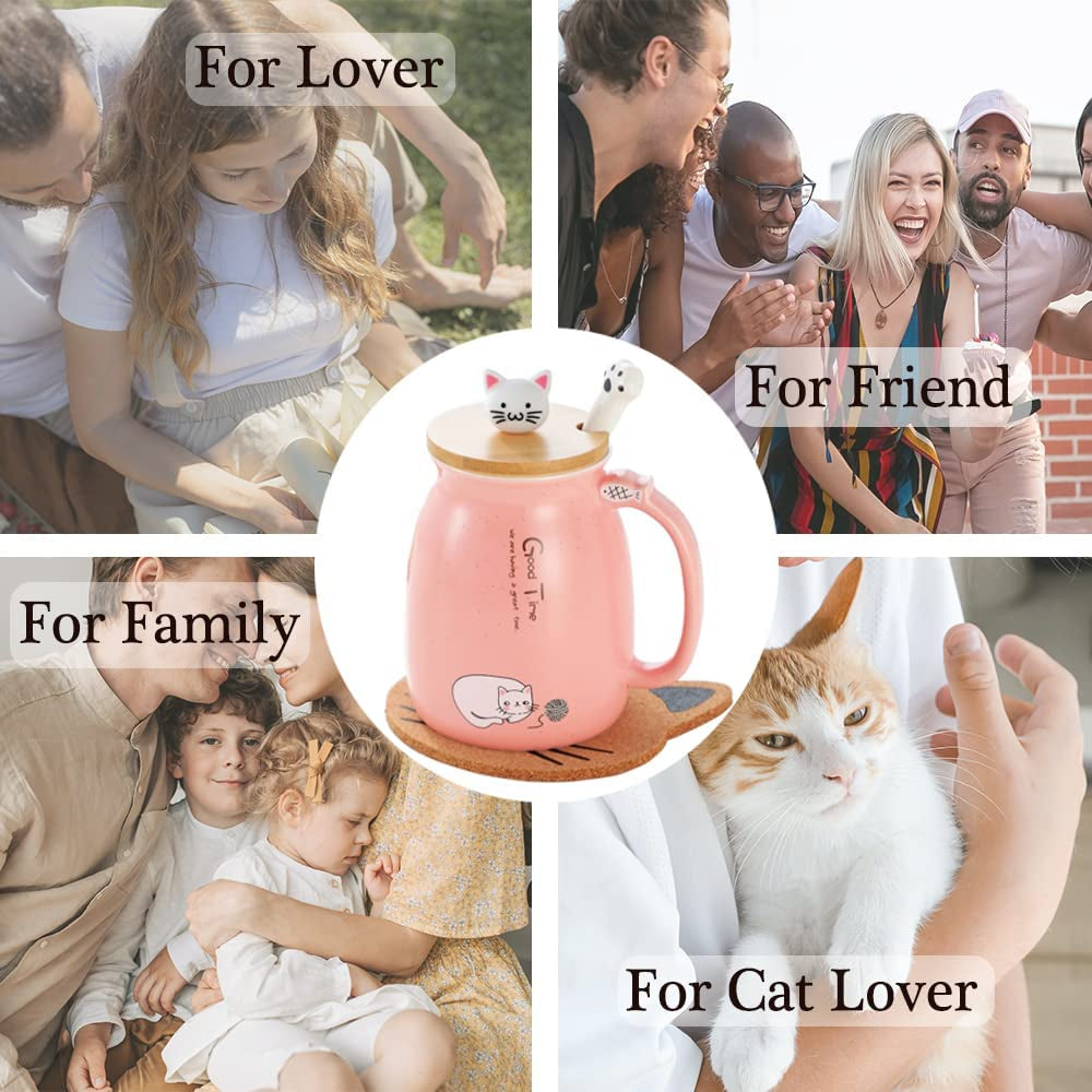 Cute Kawaii Cat Tea Mug Infuser