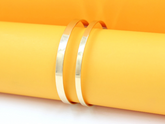 18K Gold Filled Plain Bangle (B72-B75)-2