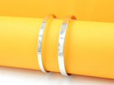 18K Gold Filled Plain Bangle (B72-B75)-3