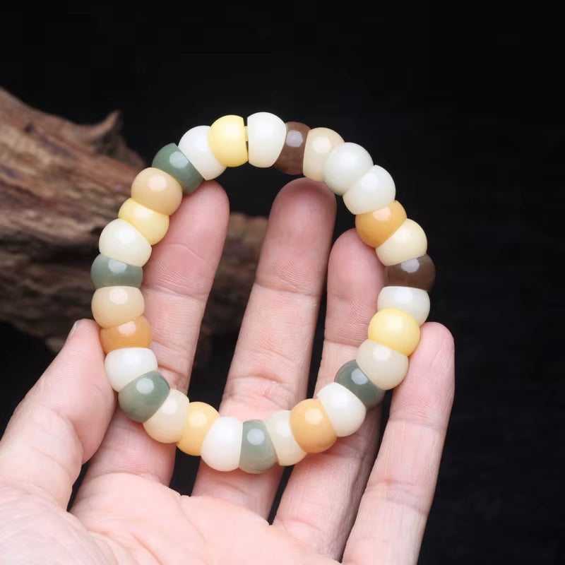Tibetan Bodhi Root String Beads Decompression Bracelet Men'S and Women'S Lucky String Beads