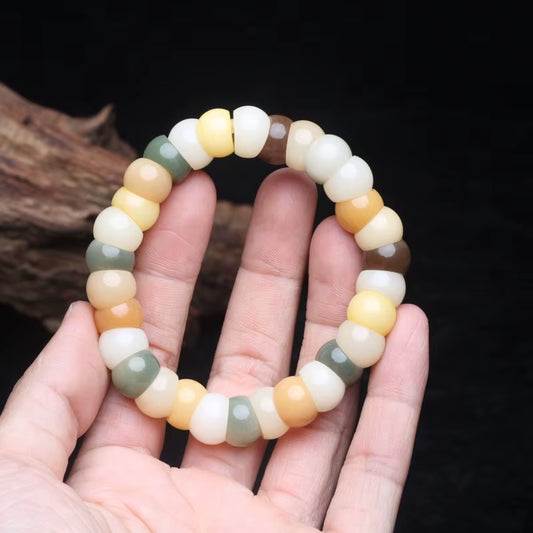 Tibetan Bodhi Root String Beads Decompression Bracelet Men'S and Women'S Lucky String Beads