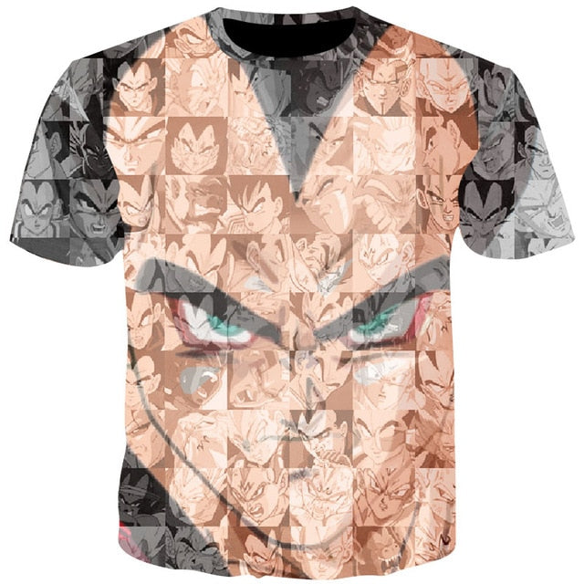 Men Anime Print Dragon Ball 3D T-Shirt Oogway Tees Master Roshi Men T shirt Streetwear Plus Size-2