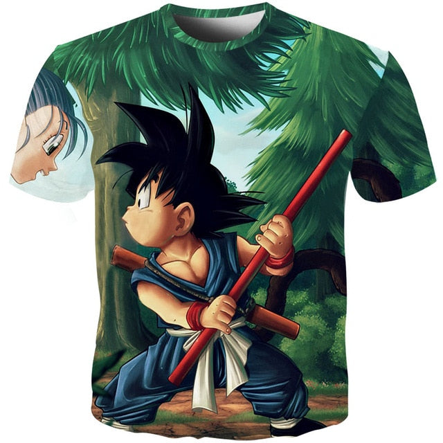 Men Anime Print Dragon Ball 3D T-Shirt Oogway Tees Master Roshi Men T shirt Streetwear Plus Size-13
