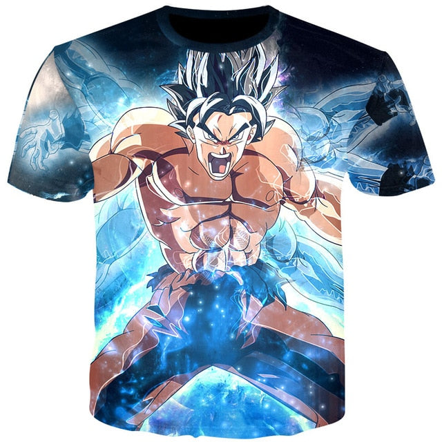 Men Anime Print Dragon Ball 3D T-Shirt Oogway Tees Master Roshi Men T shirt Streetwear Plus Size-3