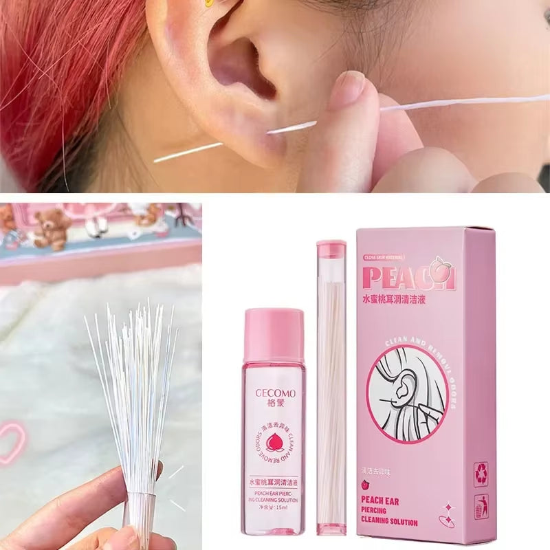 Ear Cleaning Solution Set — Mint Flavored, Safe Formula (15ml/25ml) - Image 2
